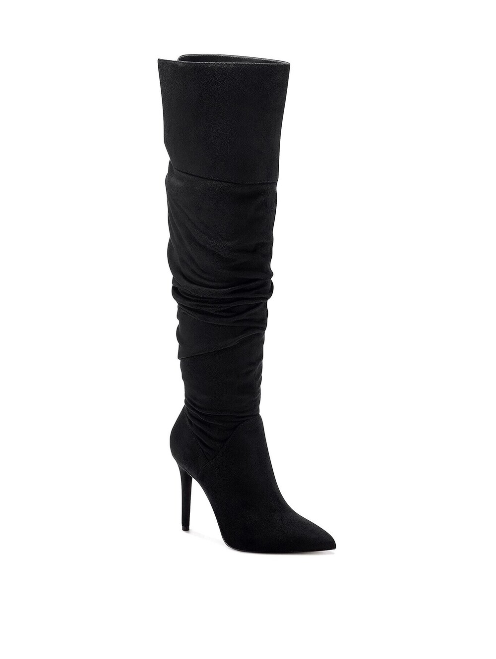 Women's Jessica Simpson Anitah Over The Knee Boot Black Microsuede Size 9M